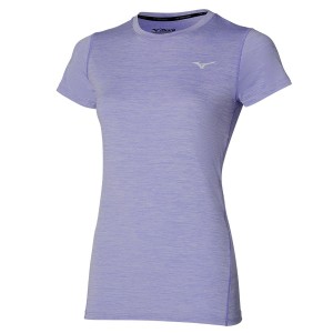 Purple Women's Mizuno Impulse Core Tee T Shirts | SWM465381