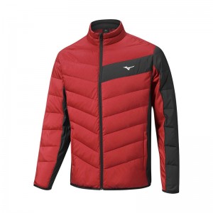 Red Men's Mizuno Breath Thermo Max Jackets | KDG632578