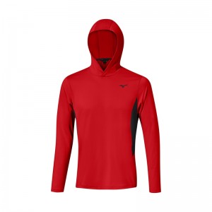 Red Men's Mizuno G-Style Hoodie | NHJ410856