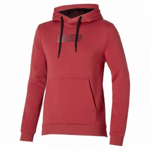 Red Men's Mizuno Release Hoodie | GIT372456