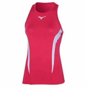 Red Women's Mizuno Printed Tanks | RAE528096