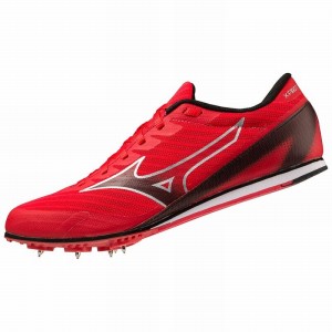 Red / Black / Silver Men's Mizuno X First 2 Running Shoes | FXT961382