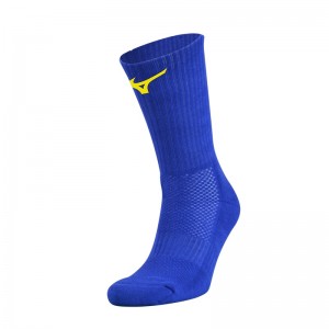 Royal / Yellow Men's Mizuno Handball Pair Socks | UJH178024