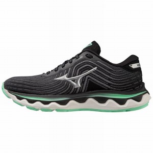 Silver Women's Mizuno Wave Horizon 6 Running Shoes | DGU614985