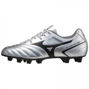 Silver / Black Women's Mizuno Monarcida II Select Football Boots | ZIP172036