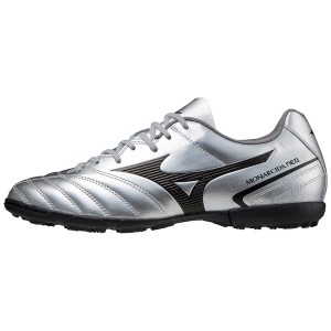 Silver / Black Women's Mizuno Monarcida Li Sel AS Football Boots | IES564218