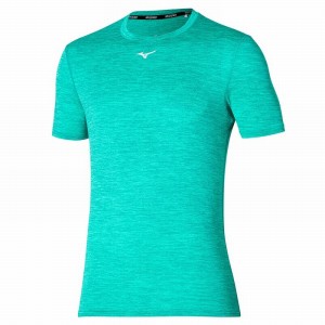 Turquoise Men's Mizuno Core Mizuno Tee T Shirts | ZJP376980