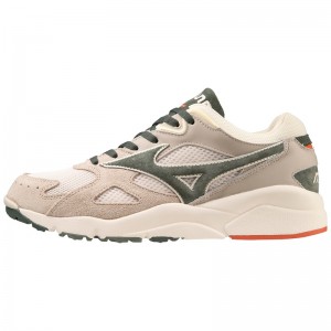 White Brown / Flower Men's Mizuno Sky Medal Premium Sneakers | HDU435961