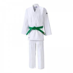 White Men's Mizuno Hayato Ju-jitsu Gis | KMW269137