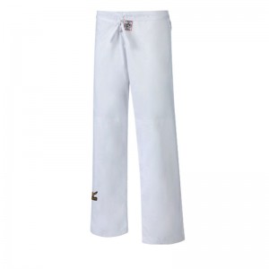 White Men's Mizuno IJF Best Pants Judogis | FIA631258