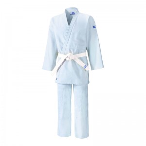 White Men's Mizuno Kodomo Belt Ju-jitsu Gis | HAQ589634