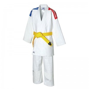 White Men's Mizuno Kodomo Plus Belt Set Ju-jitsu Gis | INH645310