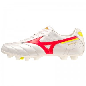 White Men's Mizuno Morelia II Elite Football Boots | BQS752863