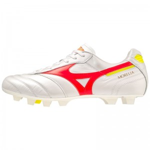 White Men's Mizuno Morelia II Japan Football Boots | GJQ508142