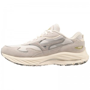 White Men's Mizuno Wave Rider Beta Sneakers | WTM013729