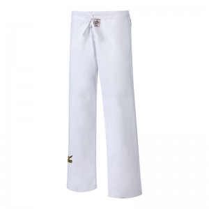 White Men's Mizuno Yusho IJF Pants Judogis | JRA953140