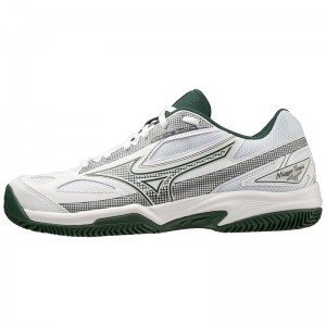 White Women's Mizuno Break Shot 4 CC Tennis Shoes | FXN570382