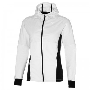 White Women's Mizuno Breath Thermo Jackets | HVC948027