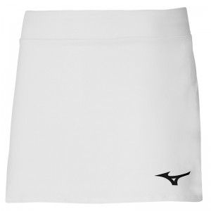 White Women's Mizuno Flex Skort Skirts | CEL971503