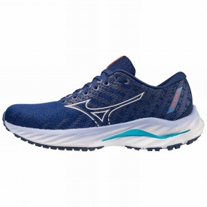 White Women's Mizuno Wave Inspire 19 Running Shoes | OKZ102954