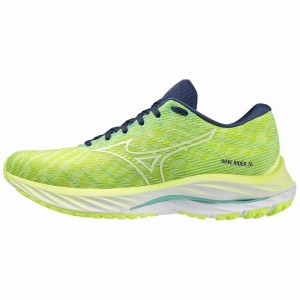 White Women's Mizuno Wave Rider 26 Running Shoes | HDU079851