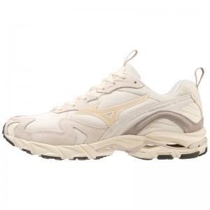 White / Grey Women's Mizuno Wave Rider 10 Premium Sneakers | MQV641309