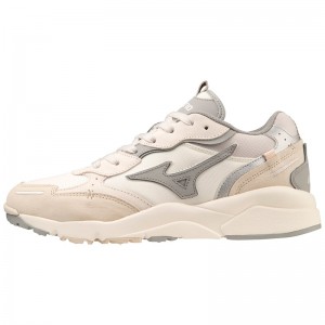 White / Grey / Brown Men's Mizuno Sky Medal Beta Sneakers | WRM457096