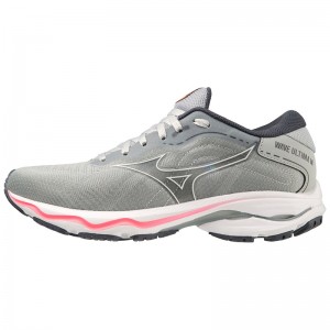 White / Pink Women's Mizuno Wave Ultima 14 Running Shoes | GBA412870