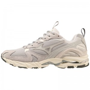 White / White Brown Men's Mizuno Wave Rider 10 Premium Sneakers | KIU471890