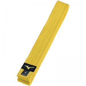 Yellow Men's Mizuno RB Judo Belts | YLH602489