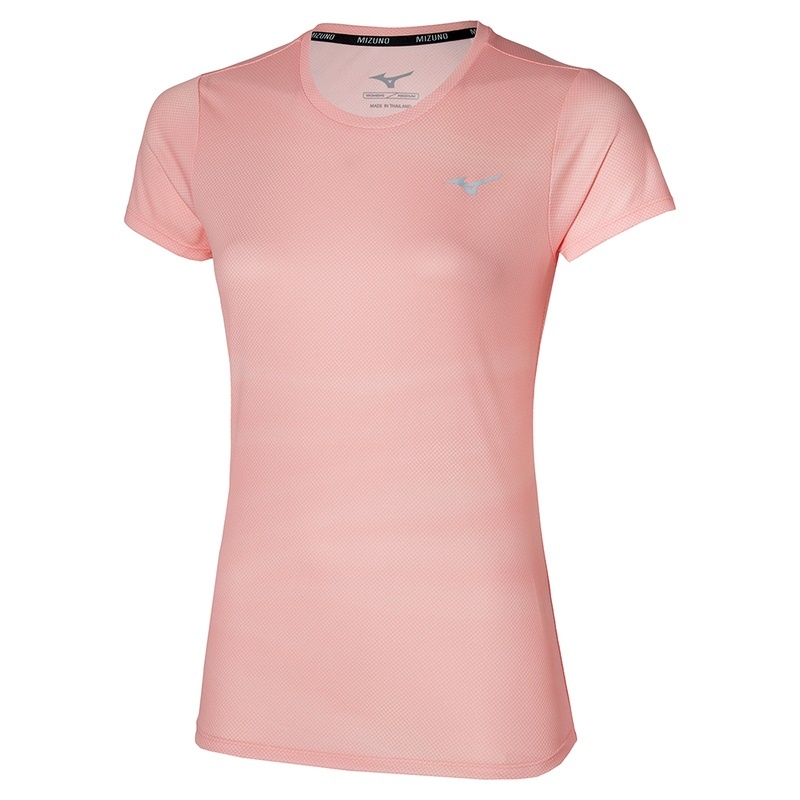 Apricot Pink Women\'s Mizuno Core Graphic Tee T Shirts | GRF672859