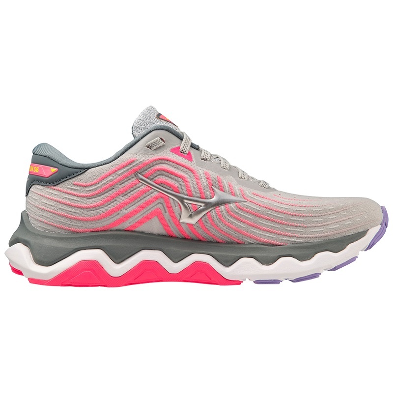 Beige Pink Women's Mizuno Wave Horizon 6 Running Shoes | LTQ197432