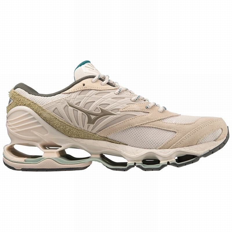 Beige Women's Mizuno Wave Prophecy LS Sneakers | XMR162587