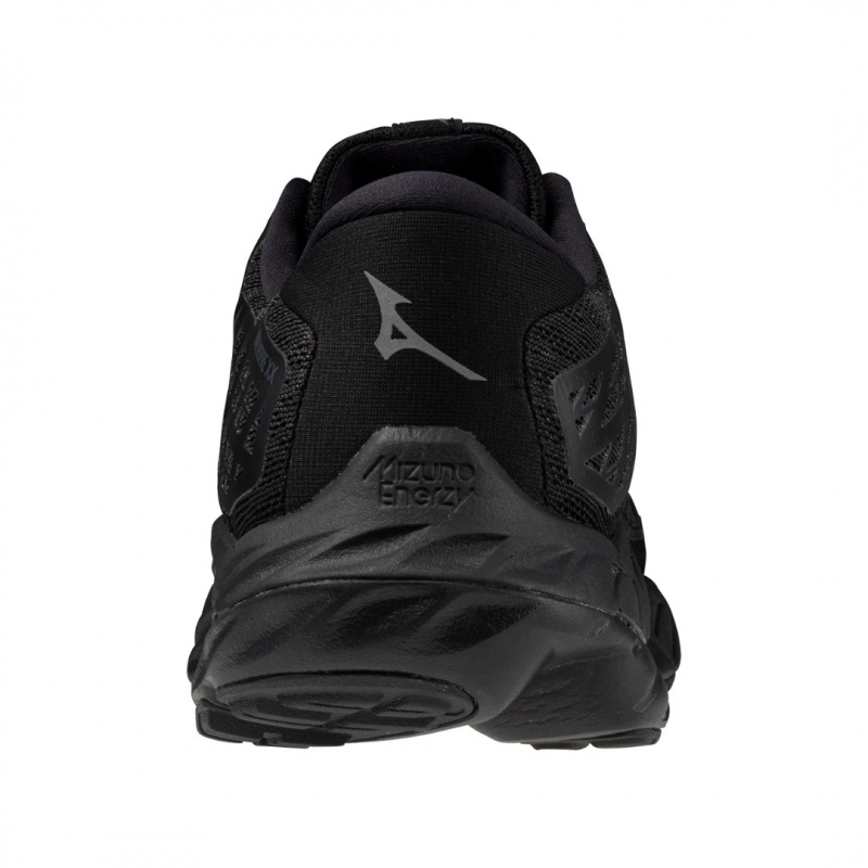 Black Grey Men's Mizuno Wave Inspire 20 Wide Running Shoes | KWM402736