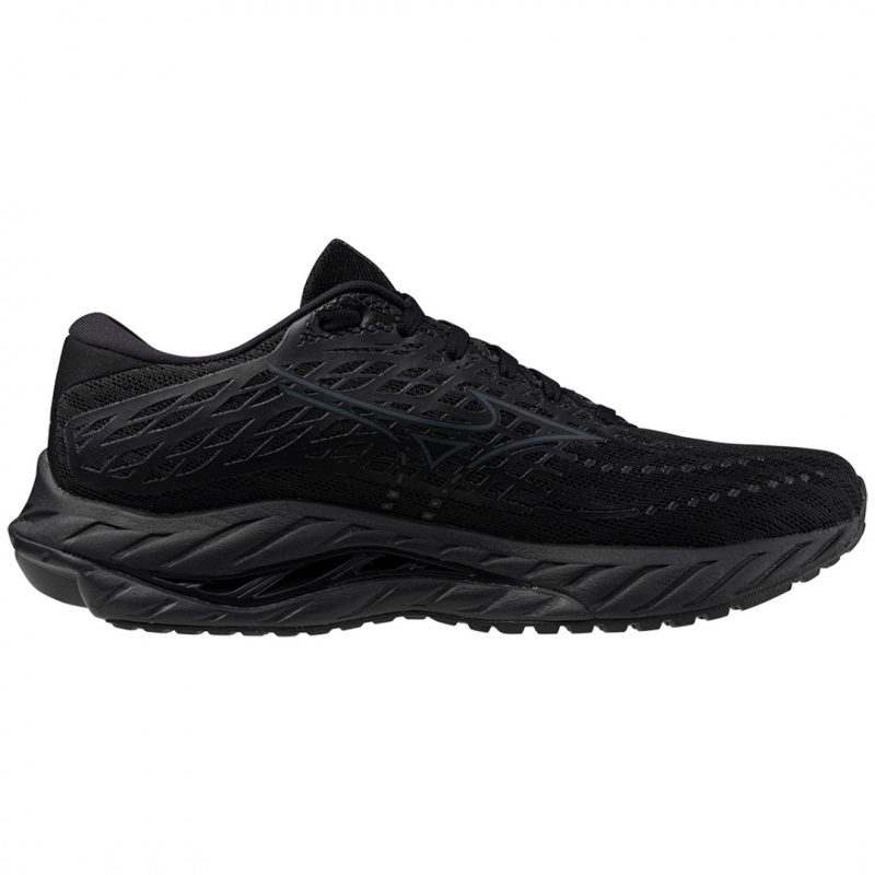 Black Grey Women's Mizuno Wave Inspire 20 Running Shoes | VOG318502