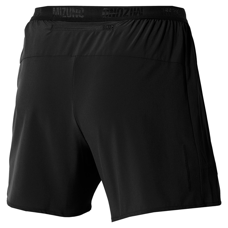 Black Men's Mizuno Alpha 5.5 Shorts | QJB605724