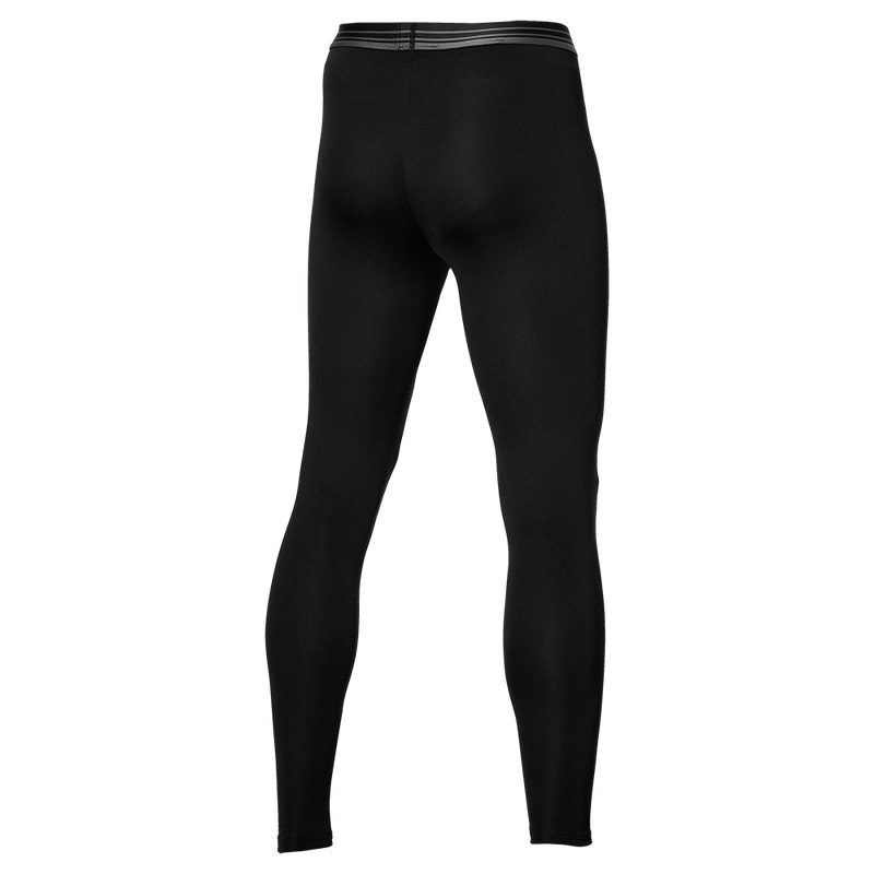 Black Men's Mizuno BT Under Long Tight | ZJT493628