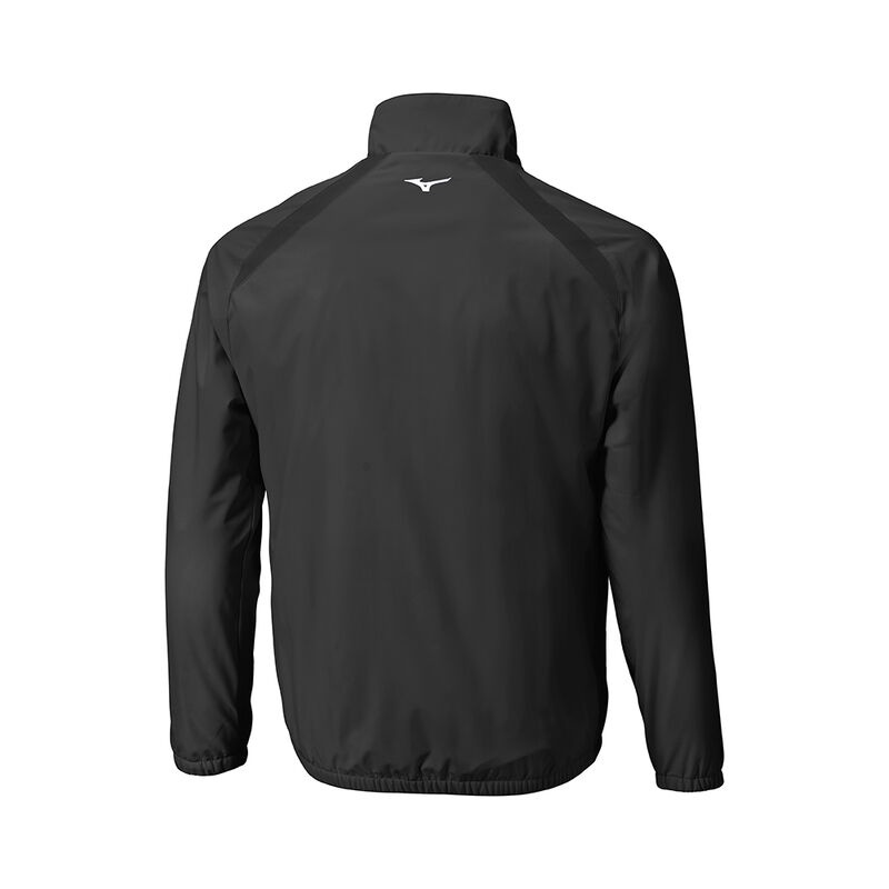 Black Men's Mizuno Breath Thermo Move Tech Jackets | JBG029576