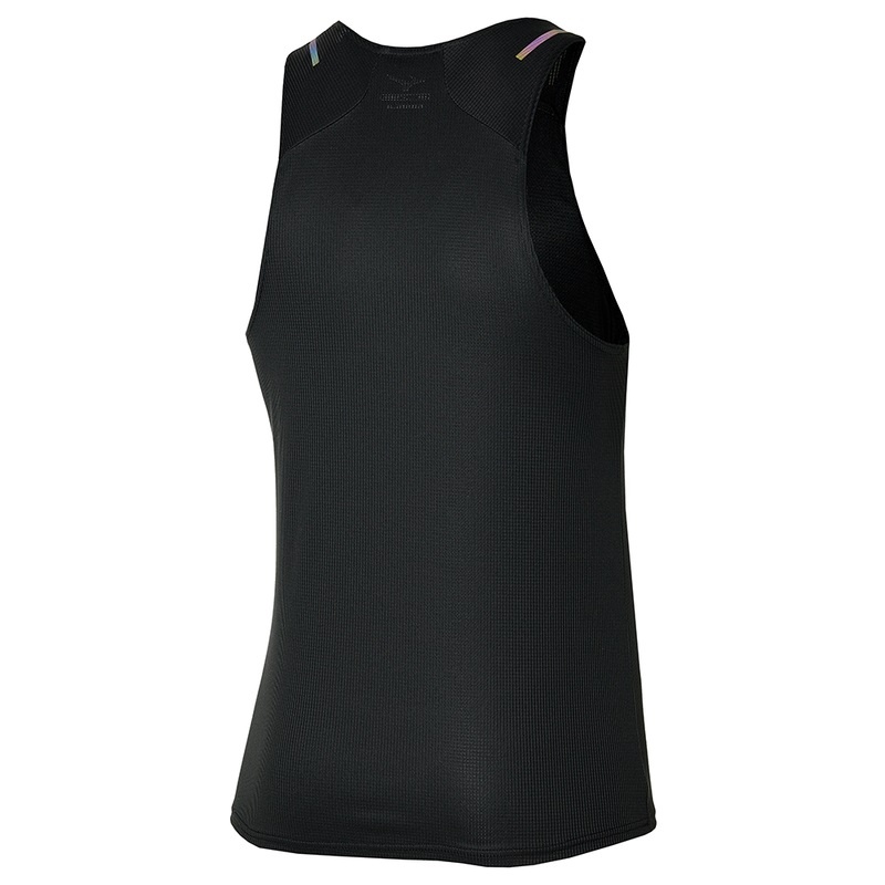 Black Men's Mizuno Dryaeroflow Tanks | PDL185037