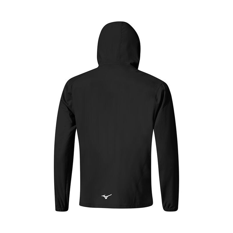 Black Men's Mizuno MT Drizzle Hoodie | VGE527408