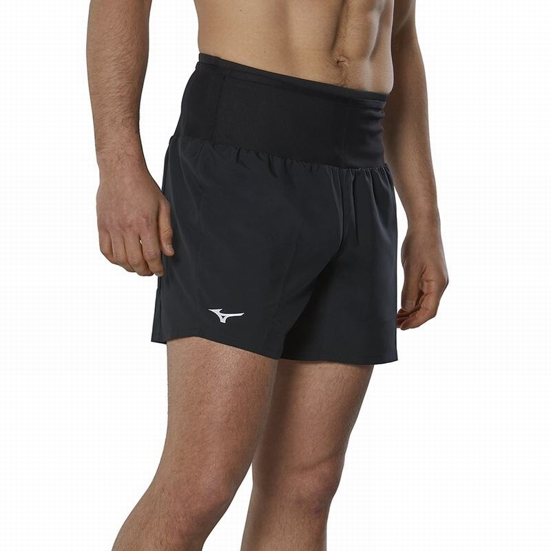 Black Men's Mizuno Multi Pocket Shorts | PSC615973