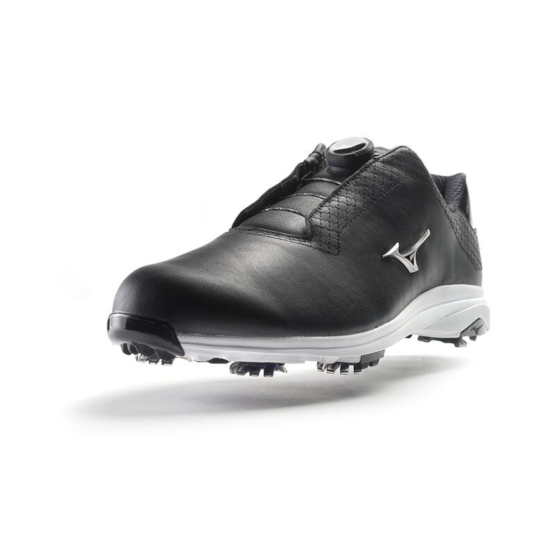 Black Men's Mizuno Nexlite Pro BOA Golf Shoes | VJN079125