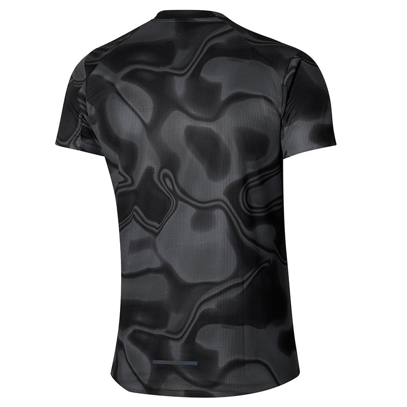 Black Men's Mizuno Premium Aero Tee T Shirts | PHK216437