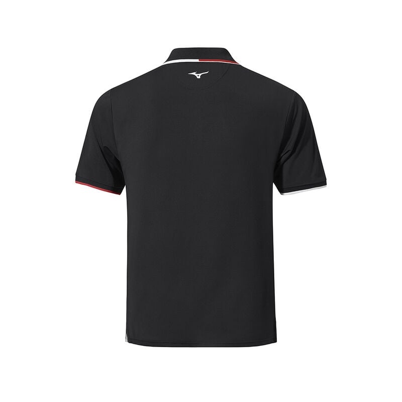 Black Men's Mizuno QD Comp Plus Polo | JWC852041