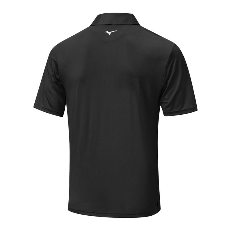 Black Men's Mizuno Quick Dry Oceanic Polo | QEC069215