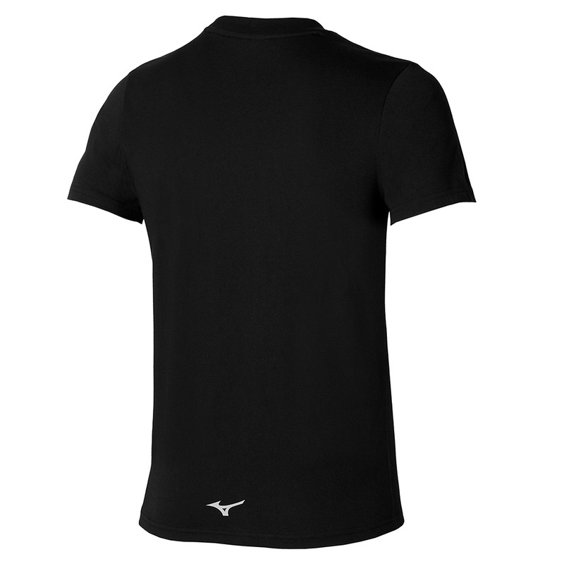 Black Men's Mizuno Rb Logo Tee T Shirts | TAZ704153