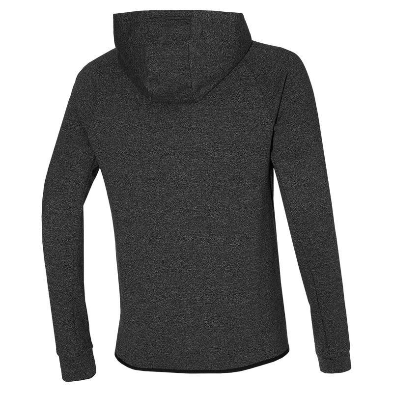 Black Men's Mizuno Rb Sweat Hoodie | KDJ562490