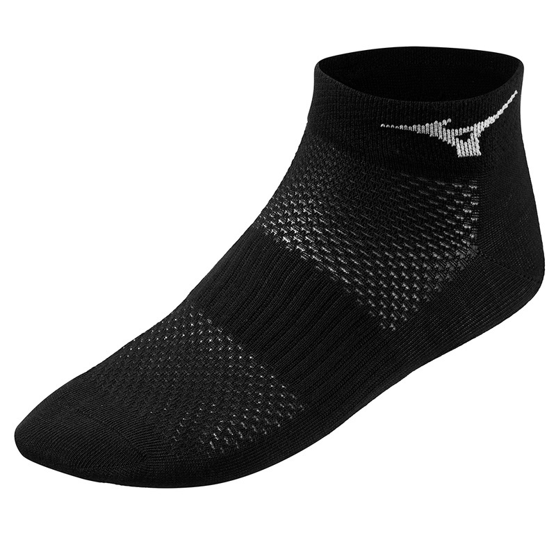 Black Men's Mizuno Training Mid 3P Socks | GWC601798