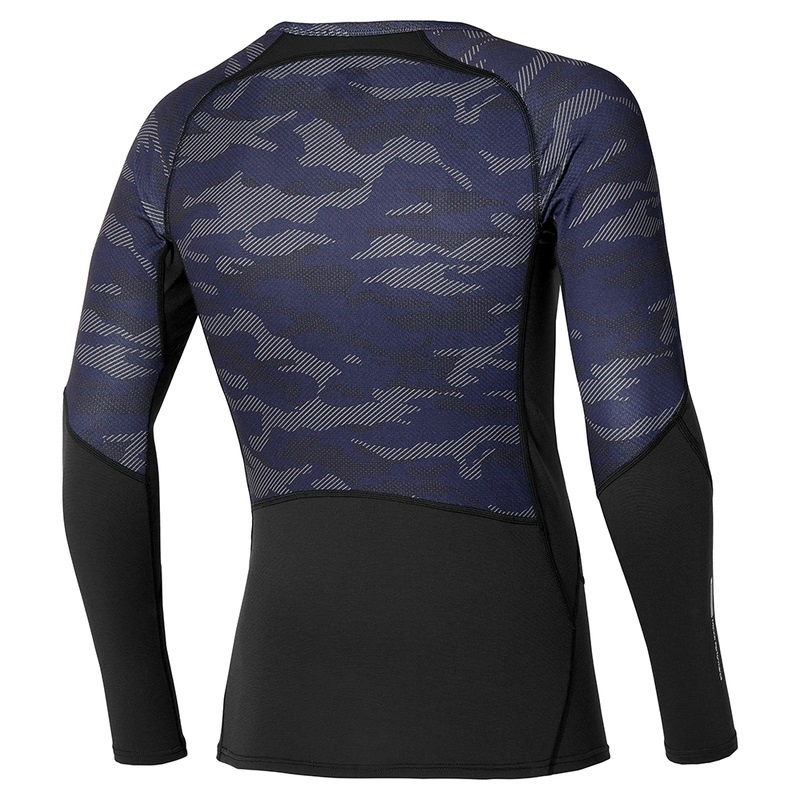 Black Men's Mizuno Virtual Body G3 Crew Tops | IXS921056