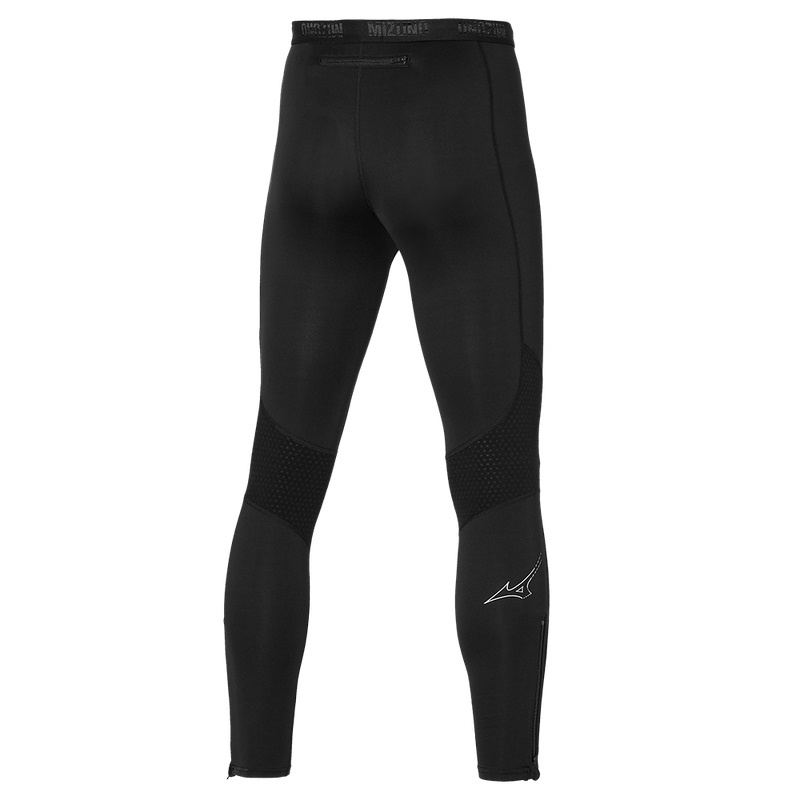 Black Men's Mizuno Warmalite Tight | QVB216897